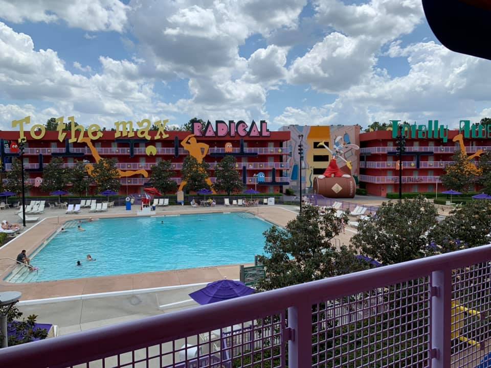 Pop Century Pool for something to do on a resort day at Disney World