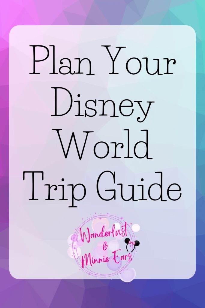 Plan your Disney Vacation Title Pin for Pinterest